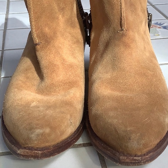 FRYE BOOTS SUEDE ANKLE WESTERN SIZE W 8 - Picture 6 of 9